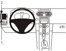 ProClip do Volvo C70 06-15