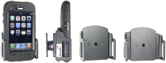 Uchwyt uniwersalny pasywny do smartfonów bez futerału oraz w futerale lub etui o wymiarach: 62-77 mm (szer.), 12-16 mm (grubość)