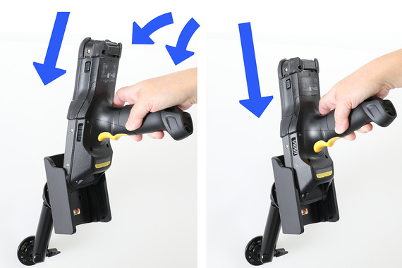 Uchwyt pasywny do terminali Zebra MC9300 i MC9400 z rękojeścią