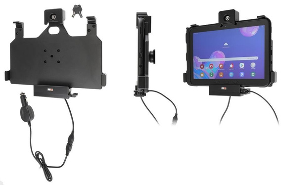 Uchwyt aktywny z blokadą na kluczyk do Samsung Galaxy Tab Active 2, SM-T390/SM-T395 w oryginalnym futerale