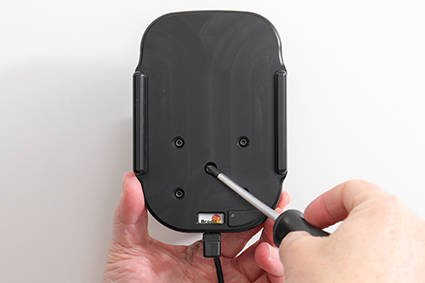 Uchwyt indukcyjny dedykowany do Apple iPhone 11 Pro MAX z wbudowanym kablem USB oraz ładowarką samochodową