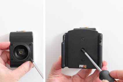 Uchwyt uniwersalny regulowany do Apple iPhone 13 bez futerału oraz w futerale lub etui o wymiarach: 70-83 mm (szer.), 6-10 mm (grubość).