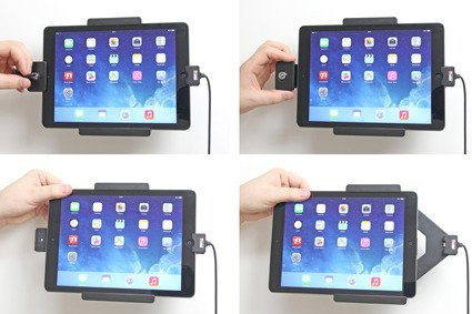 Uchwyt aktywny do instalacji na stałe z blokadą na kluczyk do Apple iPad (6 Gen.)