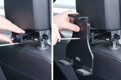 Brodit Uniwersalny Uchwyt do Tabletu | CRASH TESTED. Uchwyt regulowany, pasywny do tabletów w futerale oraz bez futerału o wymiarach: 180-230 mm (szer.), do 25 mm (grubość).