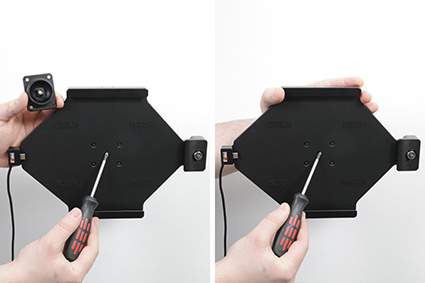 Uchwyt aktywny z zamkiem do instalacji na stałe do Apple iPad 10th Gen (A2696, A2757, A2777)