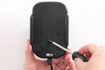 Uchwyt indukcyjny dedykowany do Apple iPhone 12 z wbudowanym kablem USB oraz ładowarką samochodową