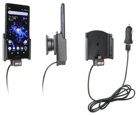 Uchwyt aktywny z kablem USB do Sony Xperia XZ2 Compact