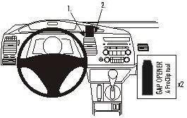 ProClip do Honda Civic Hybrid 06-11