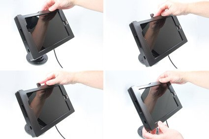 Brodit ochronna obudowa aktywna w wersji z adapterem Molex do profesjonalnego montażu do LG G Pad 8.3 z systemem adaptacyjnym Active MultiMoveClip