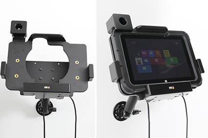 Aktywny modułowy uchwyt o wzmocnionej konstrukcji do Zebra ET56 8.4 z blokadą kluczykową.