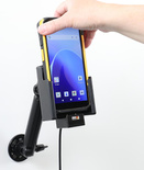 Aktywny uchwyt PogoPin Brodit do CipherLab RS38 w gumowym etui