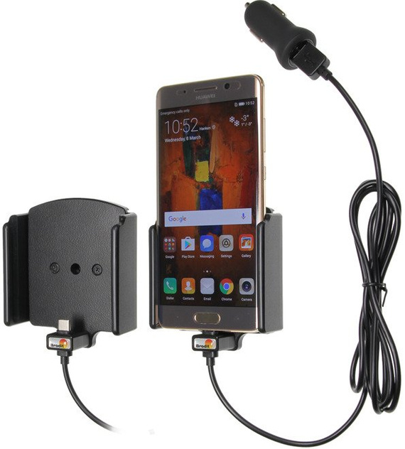 Uchwyt do Huawei Mate 9 Pro Pro z wbudowanym kablem USB oraz ładowarką samochodową