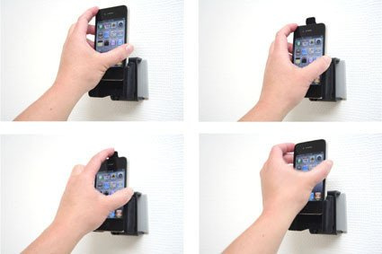 Uchwyt pasywny do Apple iPhone 4 & Apple iPhone 4S z dodatkowym zabezpieczeniem