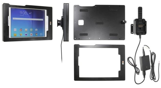 Brodit ochronna obudowa aktywna w wersji z adapterem Molex do profesjonalnego montażu do Samsung Galaxy Tab A 10.1 (2016) SM-T580/SM-T585 z systemem adaptacyjnym Active MultiMoveClip