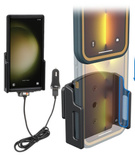 Uchwyt do Sony Xperia 1 VI USB-C obsługujący Android Auto do telefonu bez futerału oraz w futerale lub etui o wymiarach: 75-89 mm (szer.), 8-12 mm (grubość)