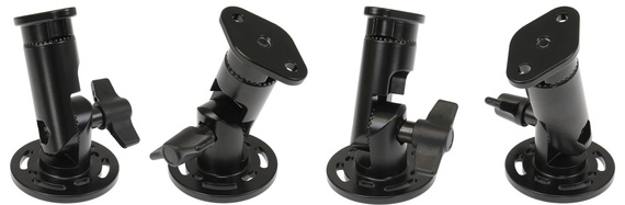 Brodit aluminiowe podwójne ramię montażowe 97 mm o dużej wytrzymałości z regulacją