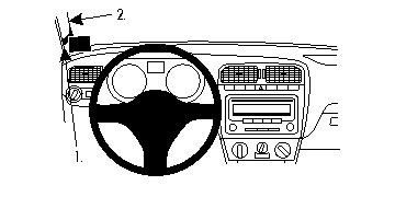 ProClip do Volkswagen Polo 10-14