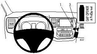 ProClip do Mitsubishi Outlander 13-19