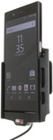 Uchwyt do Sony Xperia Z5 z wbudowaną ładowarką samochodową do profesjonalnego montażu