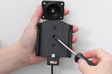 Uchwyt do Samsung Galaxy S20 z wbudowanym kablem USB oraz ładowarką samochodową