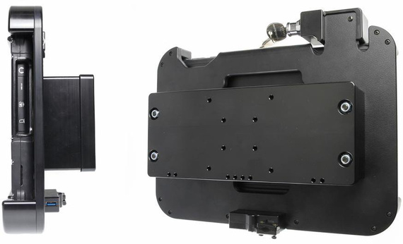 Uchwyt o wzmocnionej konstrukcji z blokadą sprężynową na kluczyk do Zebra ET55 10.1