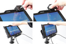 Uchwyt aktywny z blokadą na kluczyk do Samsung Galaxy Tab Active 2, SM-T390/SM-T395 w oryginalnym futerale