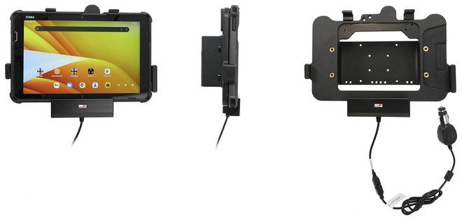 Uchwyt aktywny do Zebra ET401 10" z wtykiem do gniazda zapalniczki