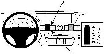 ProClip do Lexus Seria GS 13-14