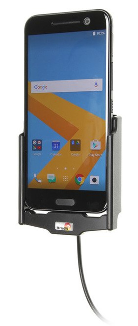 Uchwyt do HTC 10 z wbudowaną ładowarką samochodową do instalacji na stałe