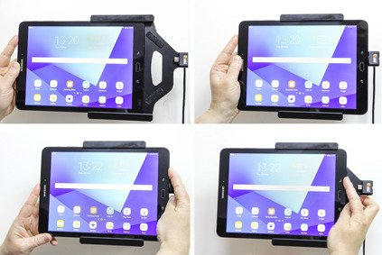 Uchwyt aktywny z kablem USB do Samsung Galaxy Tab S3 9.7