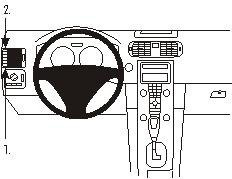 ProClip do Volvo C70 06-15