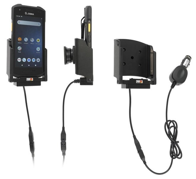 Brodit uchwyt aktywny z ładowarką samochodową do Zebra TC26