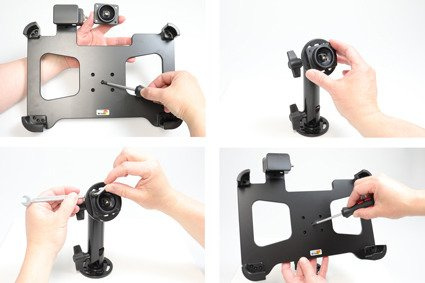 Uchwyt do Logic Instrument Fieldbook K122 z blokadą sprężynową na kluczyk.