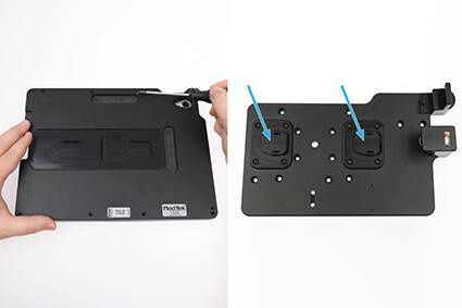 ModTek™ Hard Case Obudowa aktywna do Apple iPad 2025 A16 (A3354, A3355, A3356) przetestowana na upadek z wysokości 1,8 m.