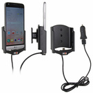 Uchwyt do LG G5 z wbudowanym kablem USB oraz ładowarką samochodową