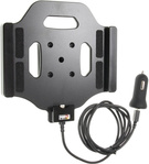 Brodit uchwyt samochodowy do Apple iPad Mini 4 aktywny z wbudowanym kablem USB oraz ładowarką samochodową