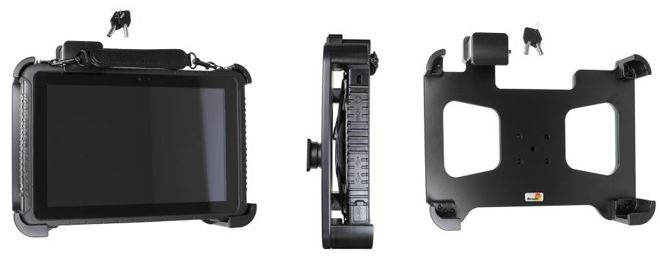 Uchwyt do Logic Instrument K101 G2 z blokadą sprężynową na kluczyk.