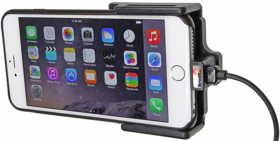 Uchwyt aktywny do instalacji na stałe do Apple iPhone X w cienkim futerale