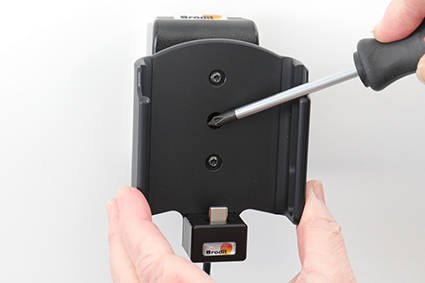 Uchwyt do Samsung Galaxy S22 z wbudowanym kablem USB oraz ładowarką samochodową