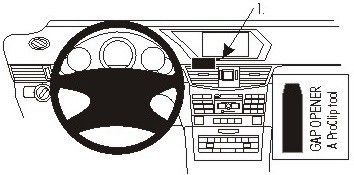 ProClip do Mercedes Benz E Klasa (200-430) Stationwagon 14-16