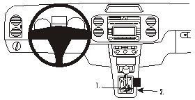 ProClip do Volkswagen Golf Plus 05-14