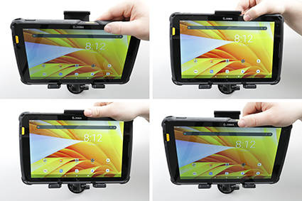 Brodit Uniwersalny Uchwyt do Tabletu | Uchwyt regulowany pasywny do tabletów gołych jak i w futerale o wymiarach: 160-185 mm (szer.), 10-17 mm (grubość)