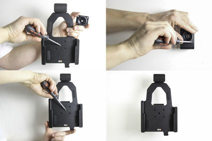 Uchwyt pasywny do Samsung Galaxy Tab Active 2, SM-T390/SM-T395 w oryginalnym futerale z blokadą sprężynową