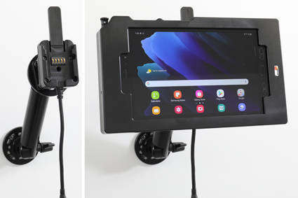 Brodit ochronna obudowa z adapterem Molex do profesjonalnego montażu do Samsung Galaxy Tab Active 2, SM-T390/SM-T395 z systemem adaptacyjnym Active MultiMoveClip