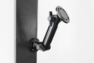 Brodit aluminiowe podwójne ramię montażowe 185 mm o dużej wytrzymałości z regulacją
