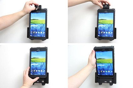 Uchwyt pasywny do Samsung Galaxy Tab Active 8.0 SM-T365 w oryginalnym futerale z blokadą na kluczyk