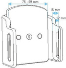 Uchwyt uniwersalny pasywny do iPhone 11 bez futerału oraz w futerale lub etui o wymiarach: 75-89 mm (szer.), 12-16 mm (grubość)