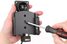 Uchwyt do Samsung Galaxy S22+ z wbudowanym kablem USB oraz ładowarką samochodową