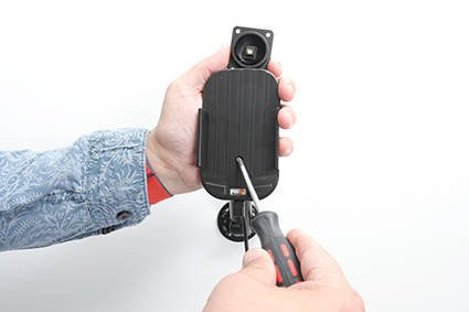 Uchwyt indukcyjny dedykowany do Point Mobile 30 z ładowarką samochodową.