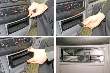 Bardzo mocny, bezinwazyjny wspornik montażowy do Mercedes Benz Sprinter 07-17